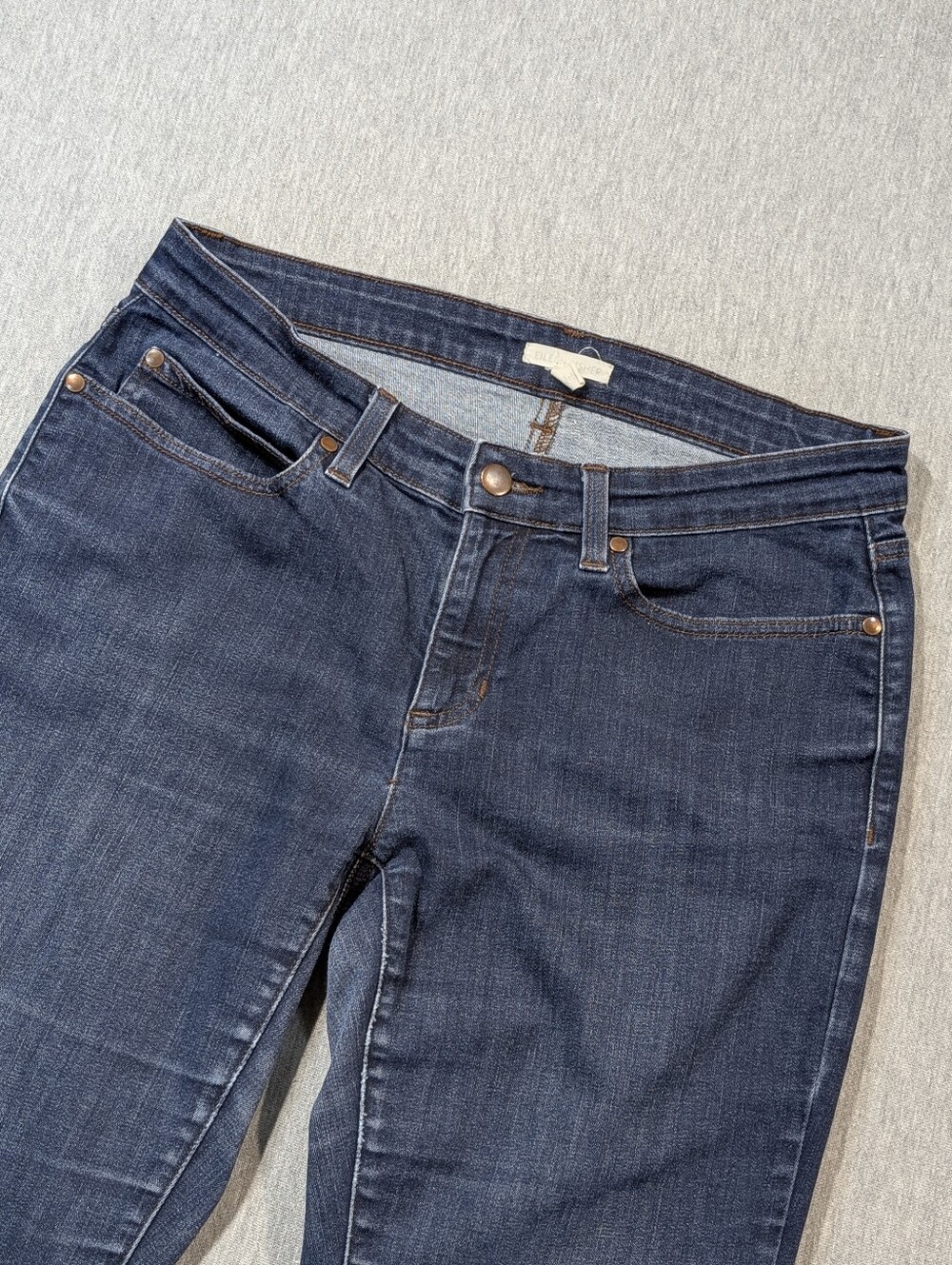 Eileen Fisher Mid Rise Skinny Jeans Women's 8 Blue